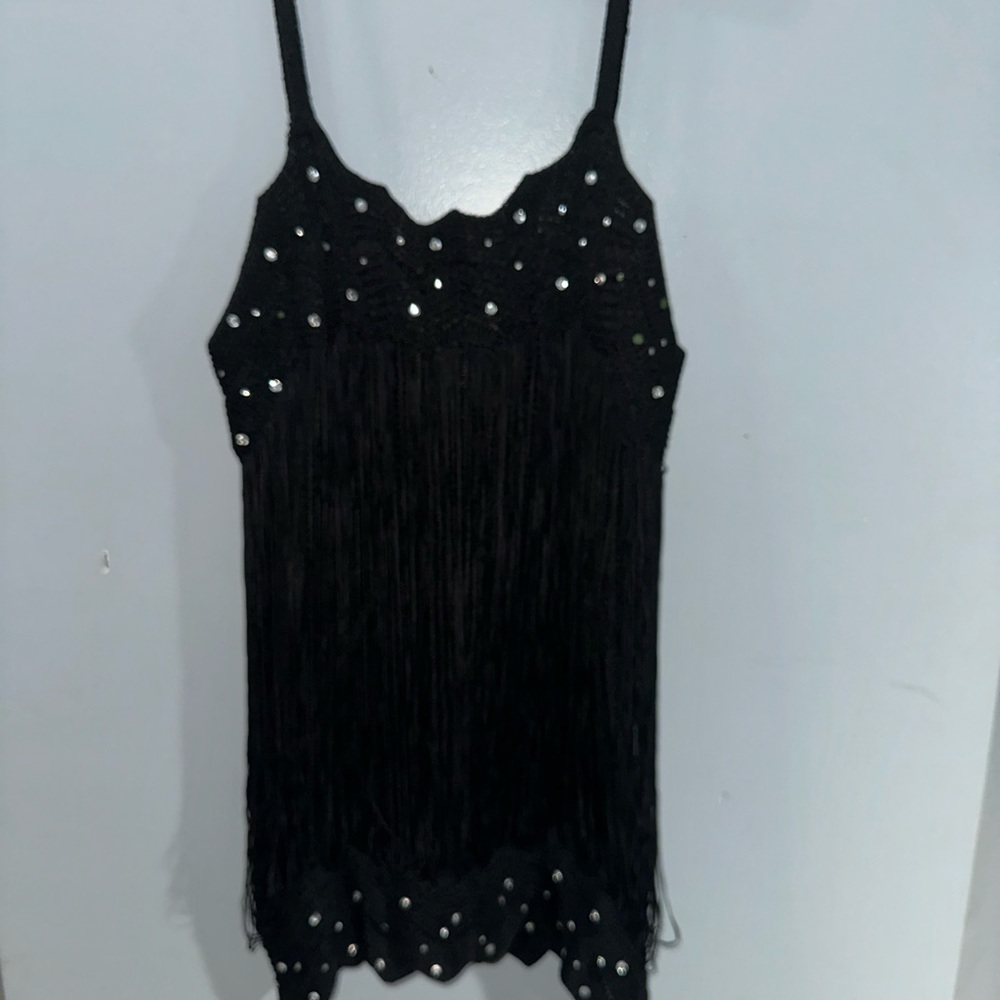 Vintage crochet MKM Designs flowy string top